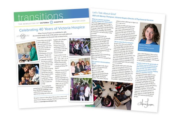 Newsletters Victoria Hospice