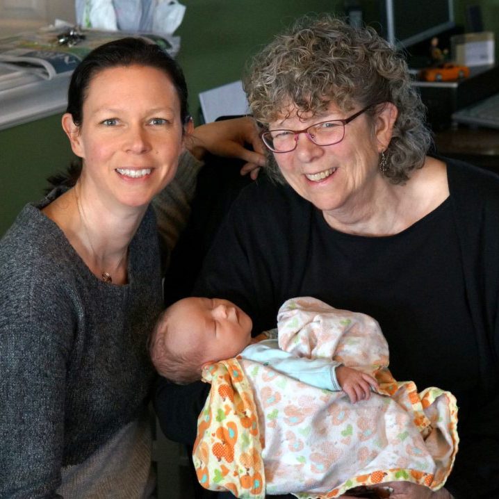 Elan, Susan and grandson Felix